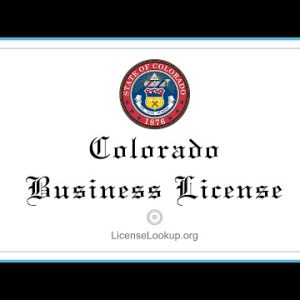 colorado business license colorado business license