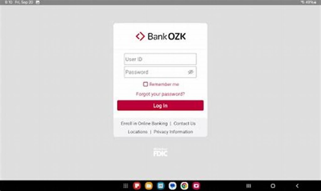 bank ozk business login