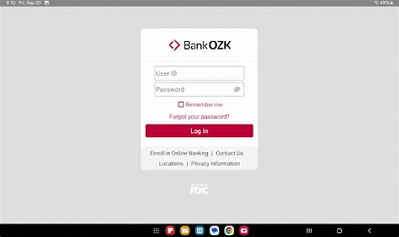 bank ozk business login