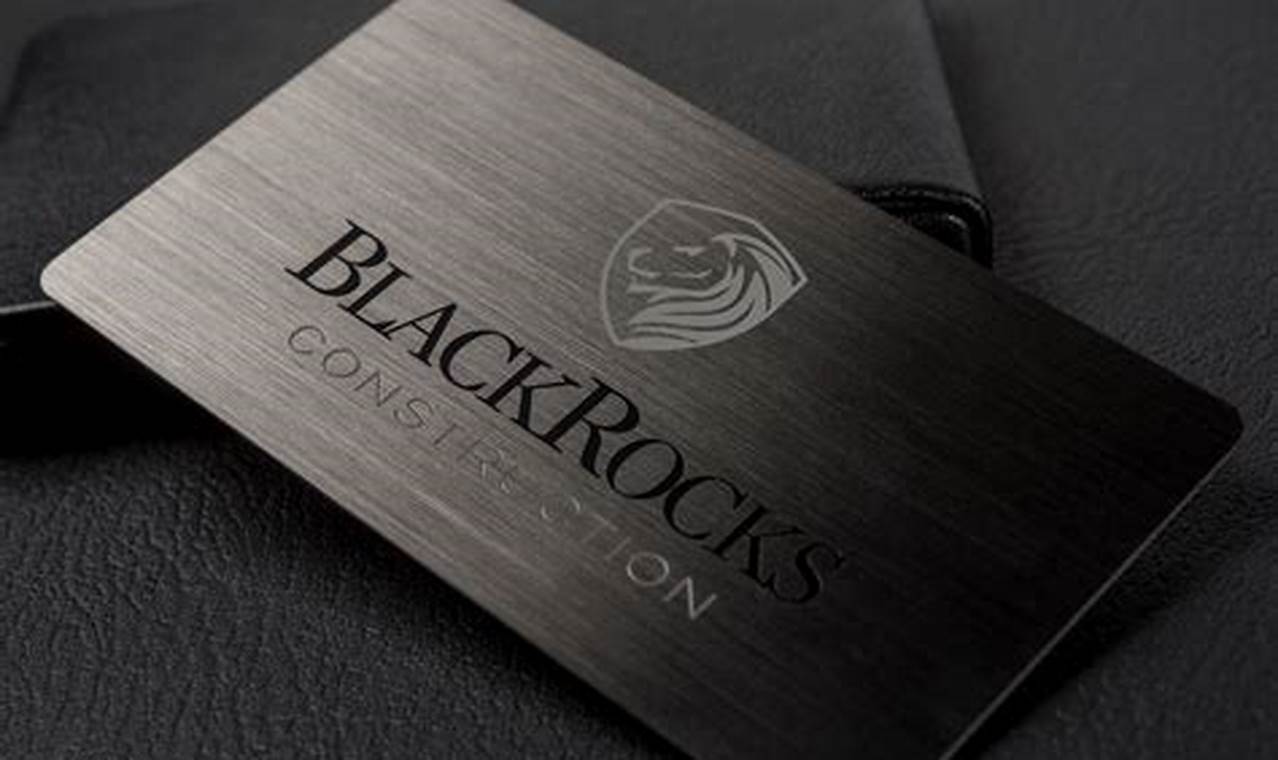 metal business cards
