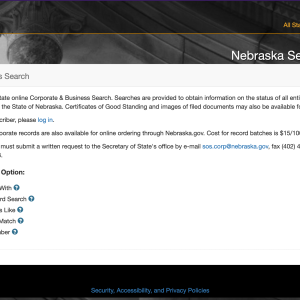nebraska business entity search nebraska business entity search